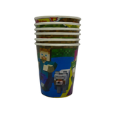 VASO MINECRAFT 6 UNIDADES